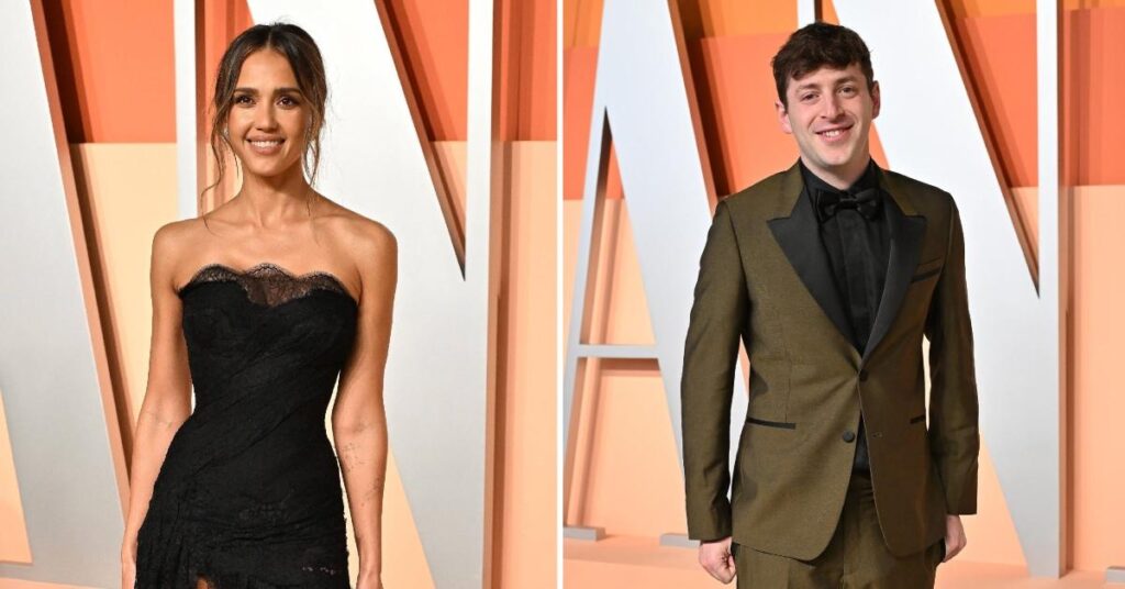 Newly Single Jessica Alba Sparks Dating Rumors With Comedian Alex Edelman as She Wears His Coat While Leaving Oscars After-Party Together