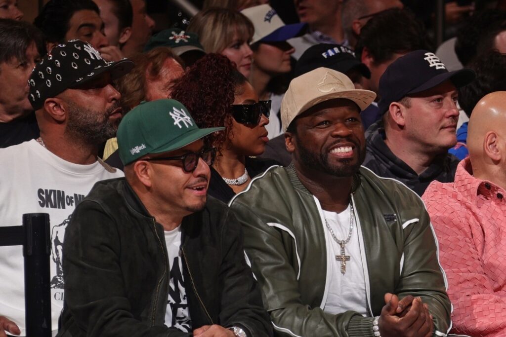 Beef on Ice? 50 Cent and Joe Budden Talk It Out at Knicks Game