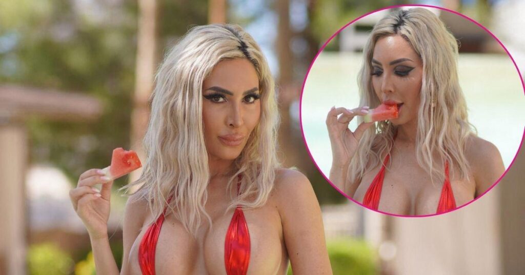 Teen Mom’s Farrah Abraham Barely Covers Up In Tiny Red Bikini: Photos