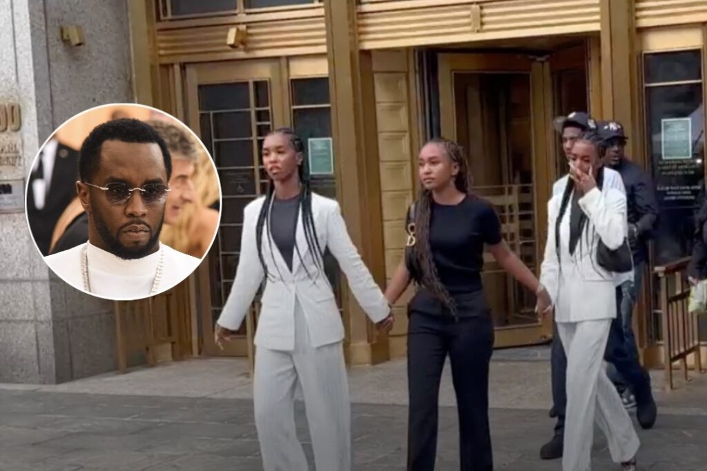 Diddy’s Daughters in Tears Leaving Courthouse