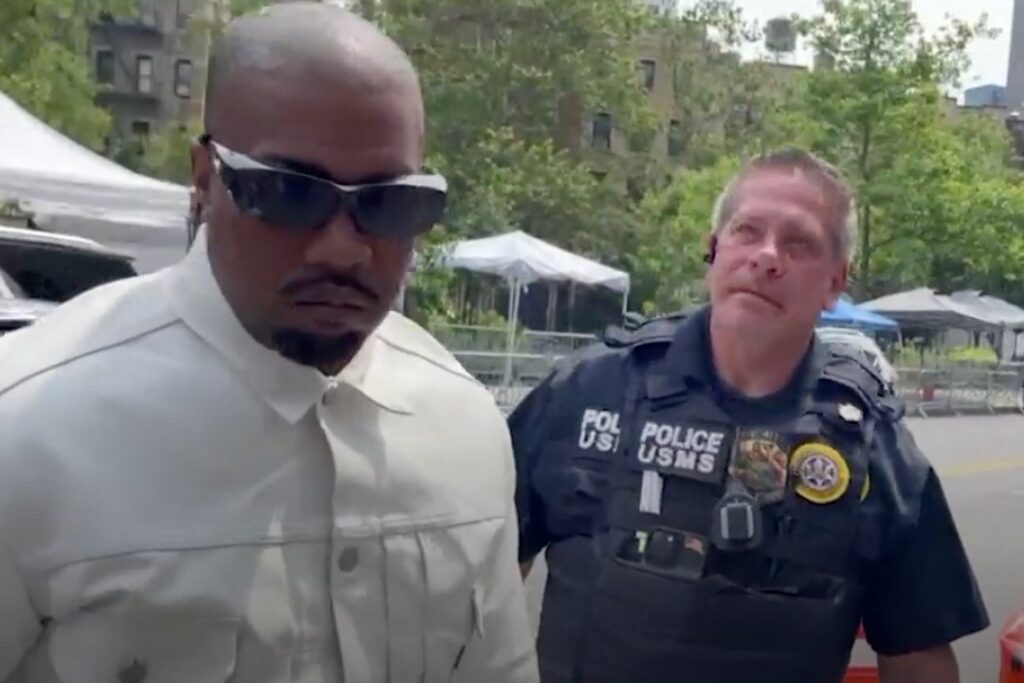 Ye Turns Heads by Showing Up at Diddy’s Trial