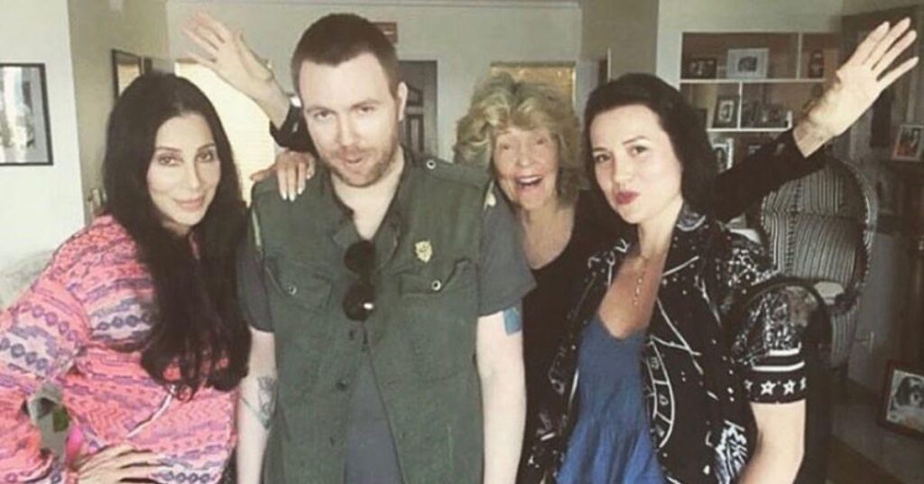 Photo of Cher, Elijah Blue Allman, Georgia Holt and Marieangela King