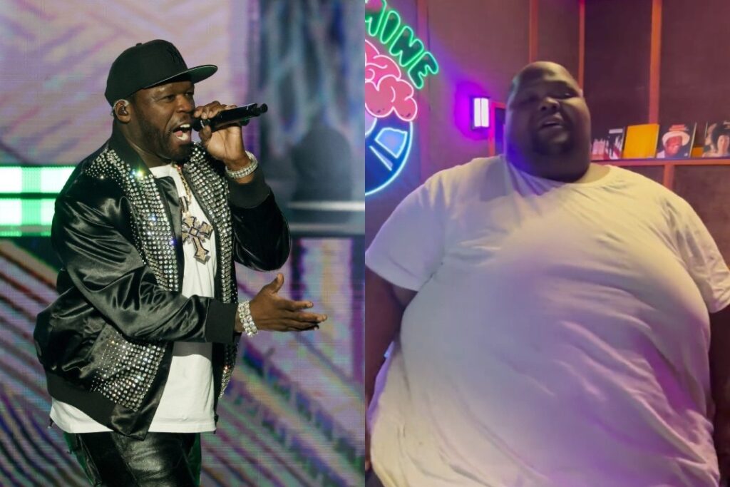 50 Cent Threatens to Push Dave Blunts Down a Flight of Stairs