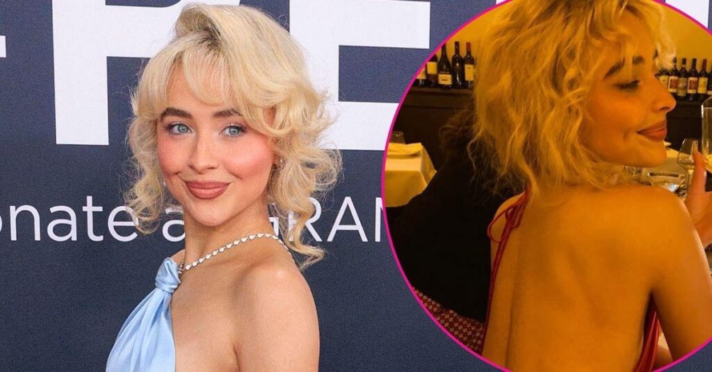 Sabrina Carpenter’s Bold Backless Dress Dips Dangerously Low During Italy Getaway: See Photos