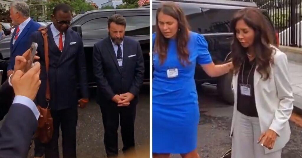 Viral Hidden Camera Footage Captures Trump Faith Office Group Praying in Tongues at White House