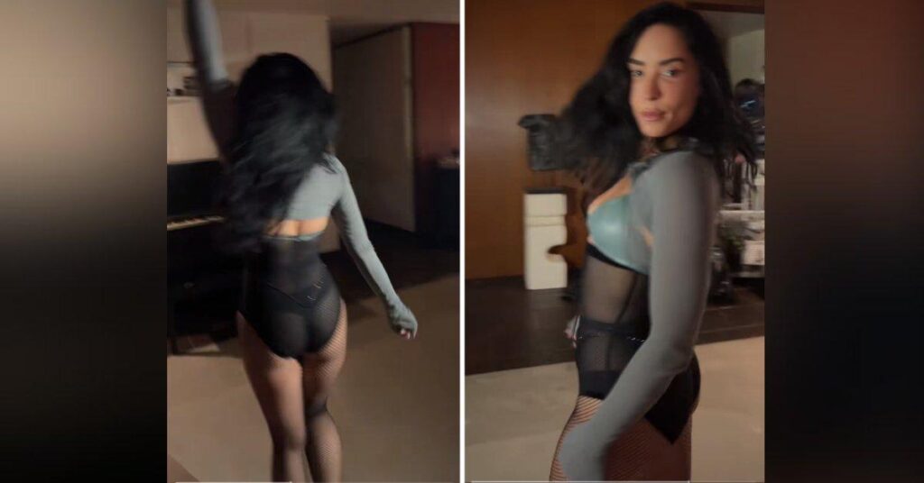 Photo of the star showed off her body in a risqué ensemble.