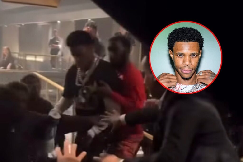 A Boogie Wit Da Hoodie Stomps on Men in Massive Brawl in Japan