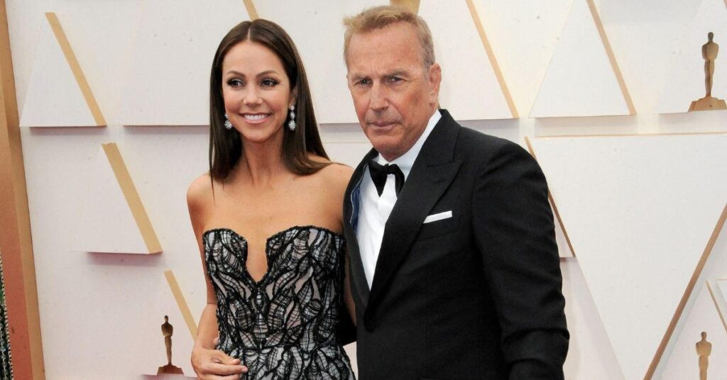 Image of Christine Baumgartner and Kevin Costner have three kids.