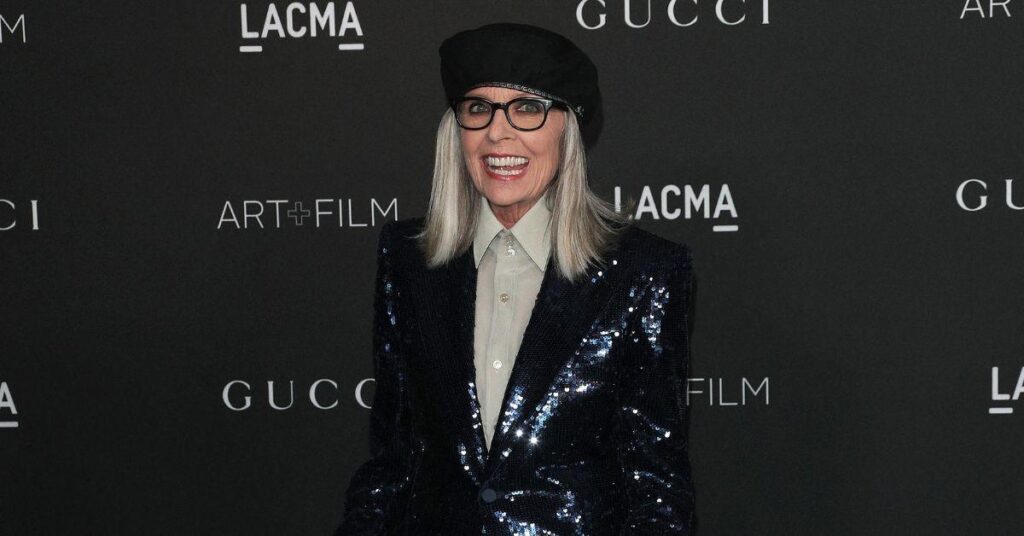 Image of Diane Keaton died from pneumonia.