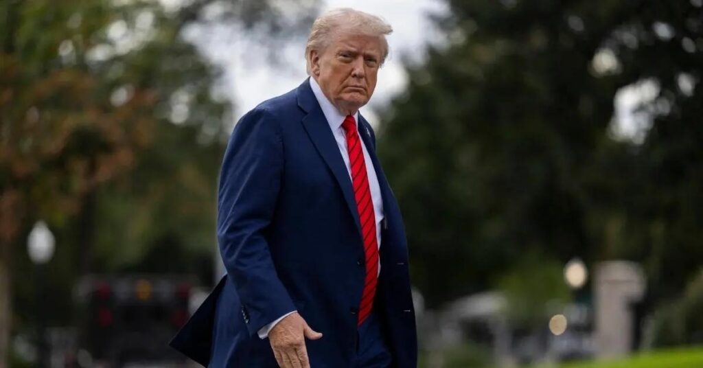 Photo of Donald Trump revealed we won't be wearing a bathing suit in public because his 'body is larger' than Joe Biden's.