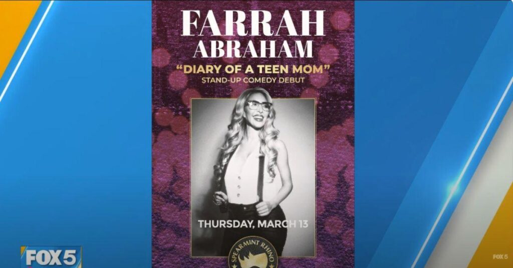 Photo of Farrah Abraham's gig poster