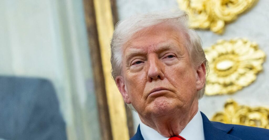 Image of Donald Trump's White House construction has caused outrage from critics.