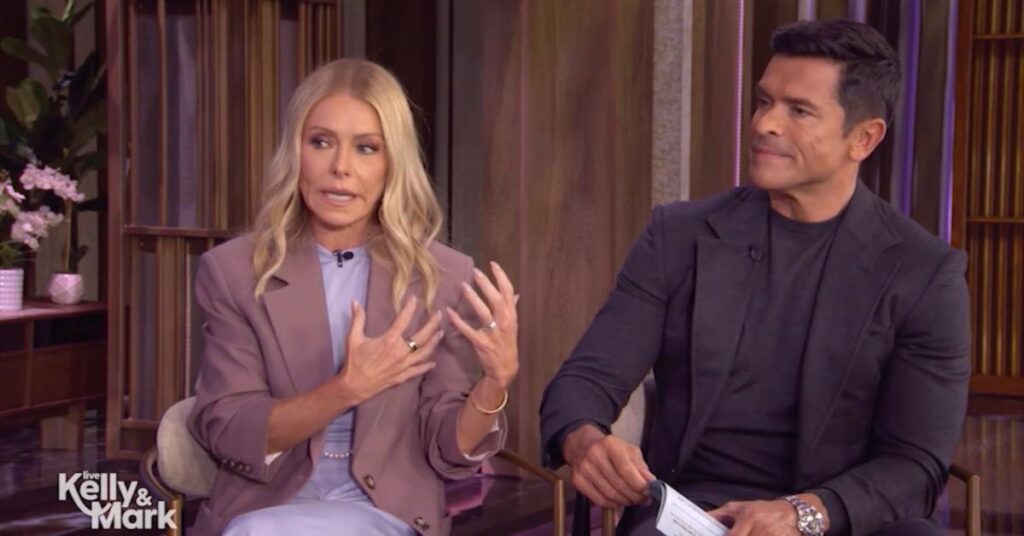 Image of Kelly Ripa said Mark Consuelos has a lot 'in common' with David Beckham.