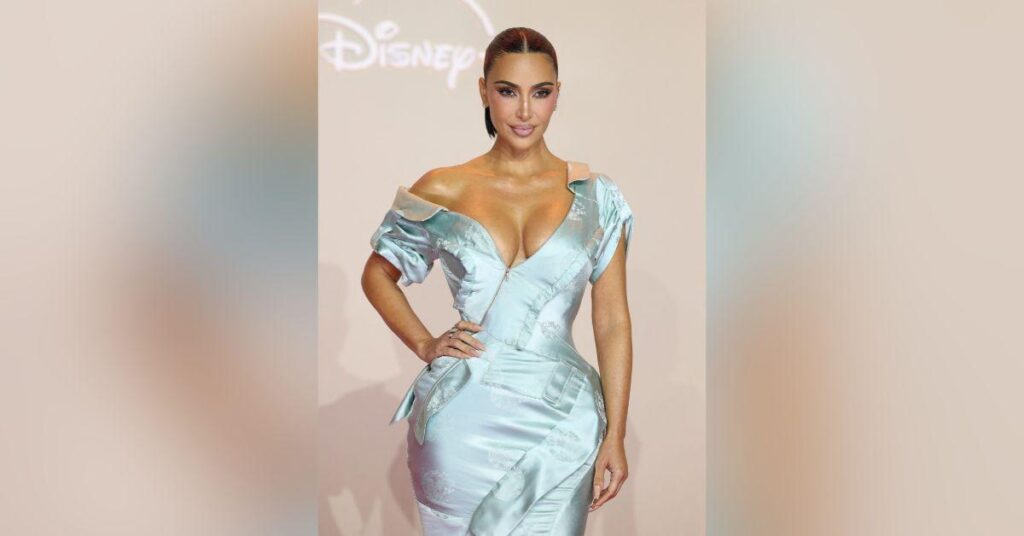 Image of Kim Kardashian has been attending premieres across the globe for 'All's Fair.'
