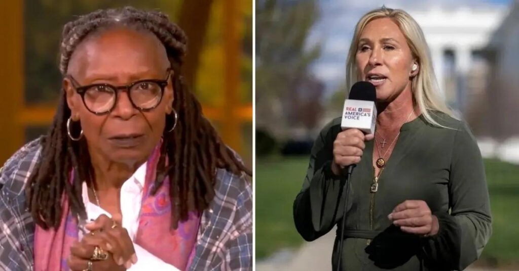 Photo of Whoopi Goldberg asked, 'What the h--- is going on?' after admitting Greene was being a 'voice of reason' about the government shutdown.