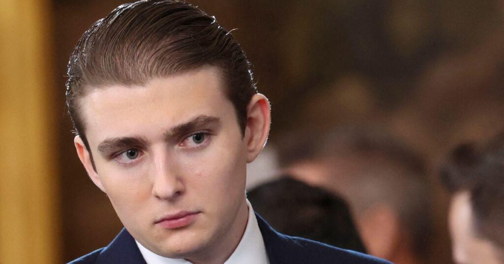 barron trumps social life explained nyu classmates labeled him an oddity on campus