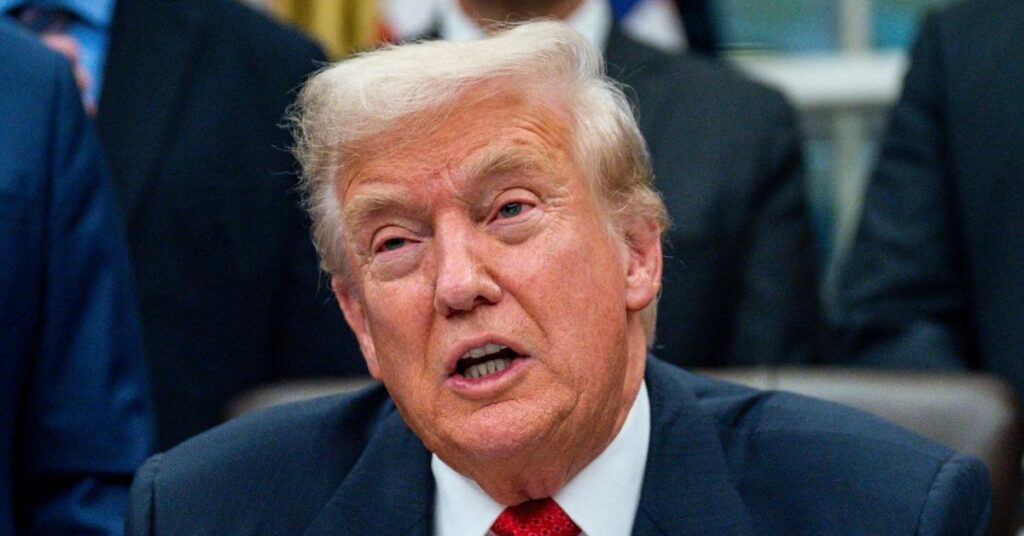 Image of Donald Trump 'got a perfect score' on his cognitive test.