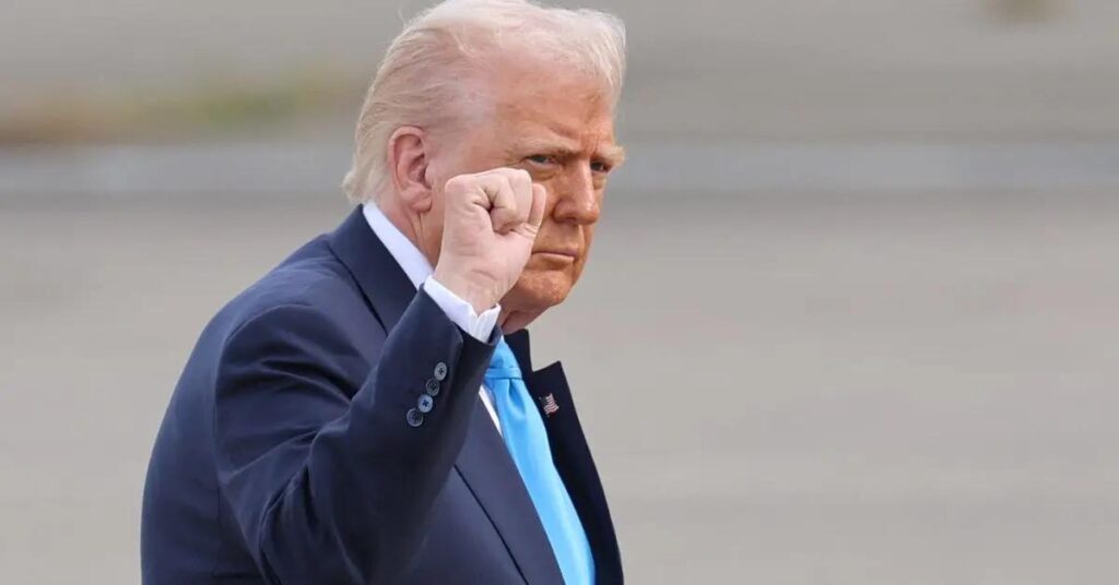 Image of Donald Trump told his supporters to 'fight like h---' after he lost the 2020 election.