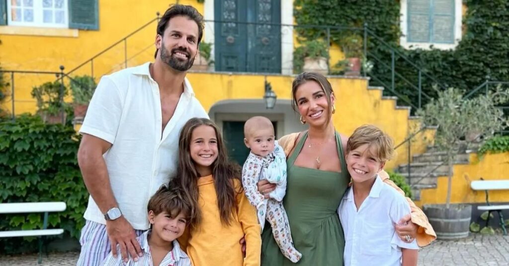 Image of Eric Decker admits his kids 'always remind him' he's 'losing' his hair.