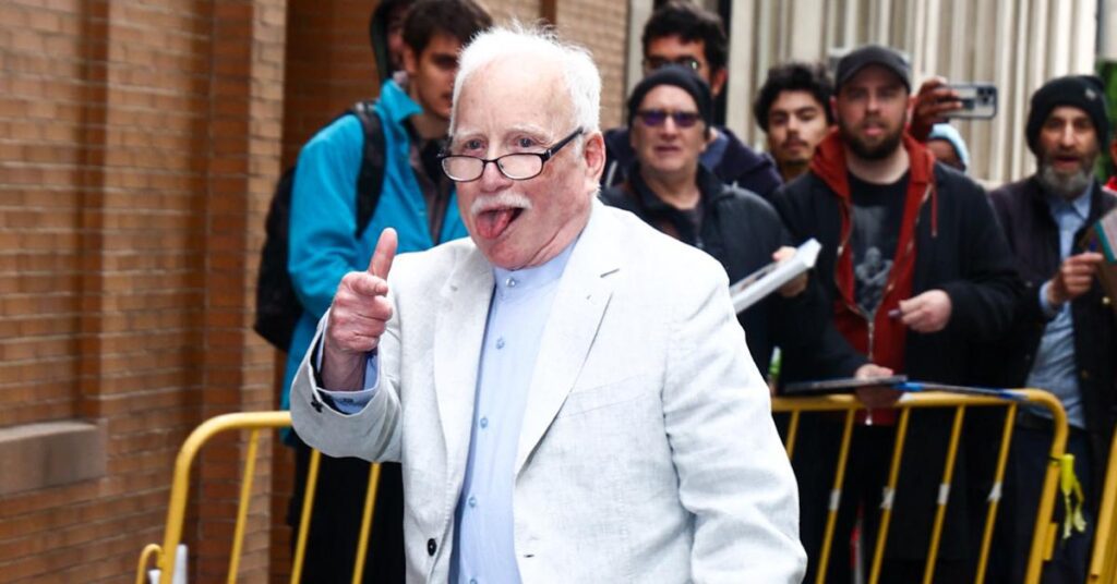 IMage of Richard Dreyfuss' son claimed his dad stopped speaking to him after a rift over the #MeToo movement.