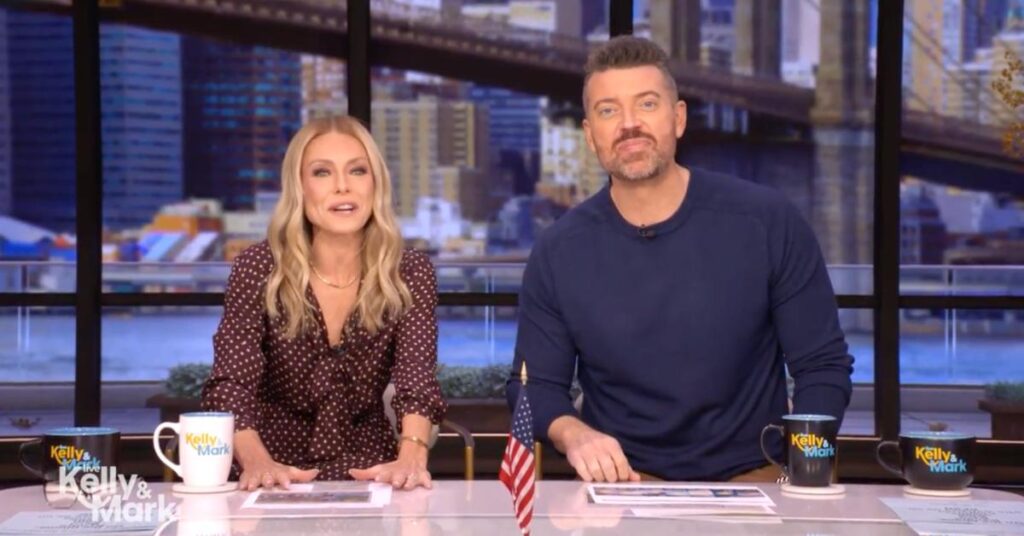 Image of Steve Patterson filled in as a guest on the November 3 episode of 'Live With Kelly and Mark.'