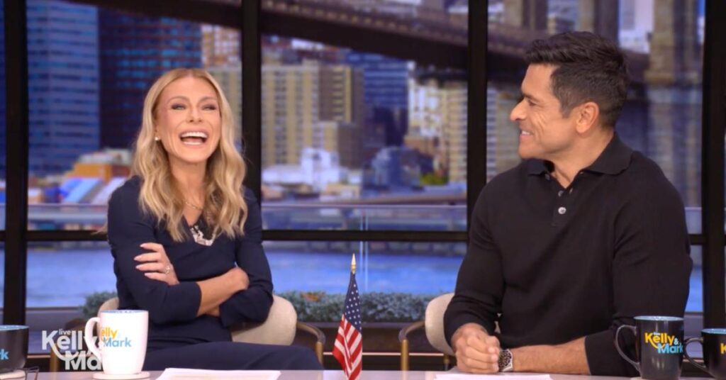 Image of Mark Consuelos noted the lottery always seems to be won 'at a funny gas station or bodega.'