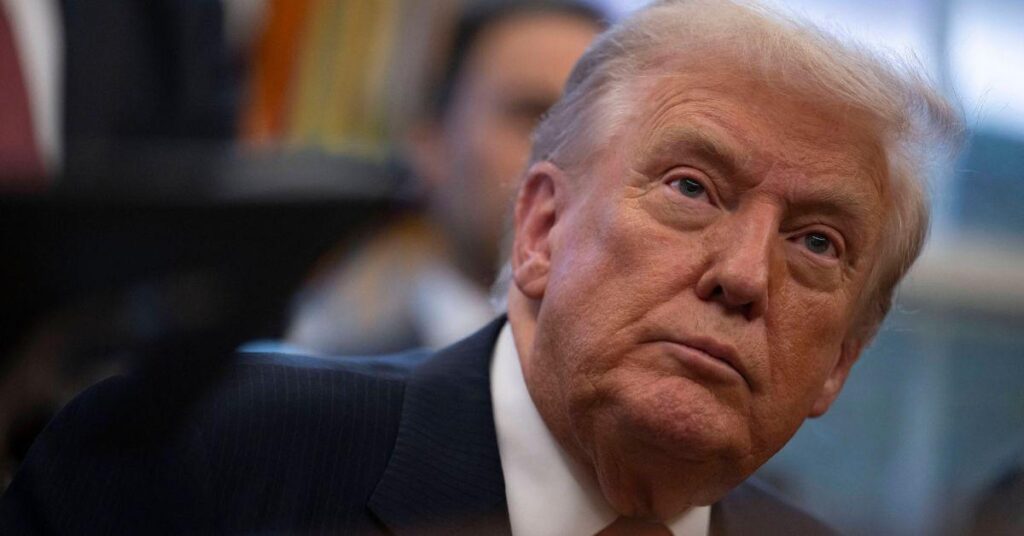 Image of Donald Trump's name is mentioned in the Epstein files.