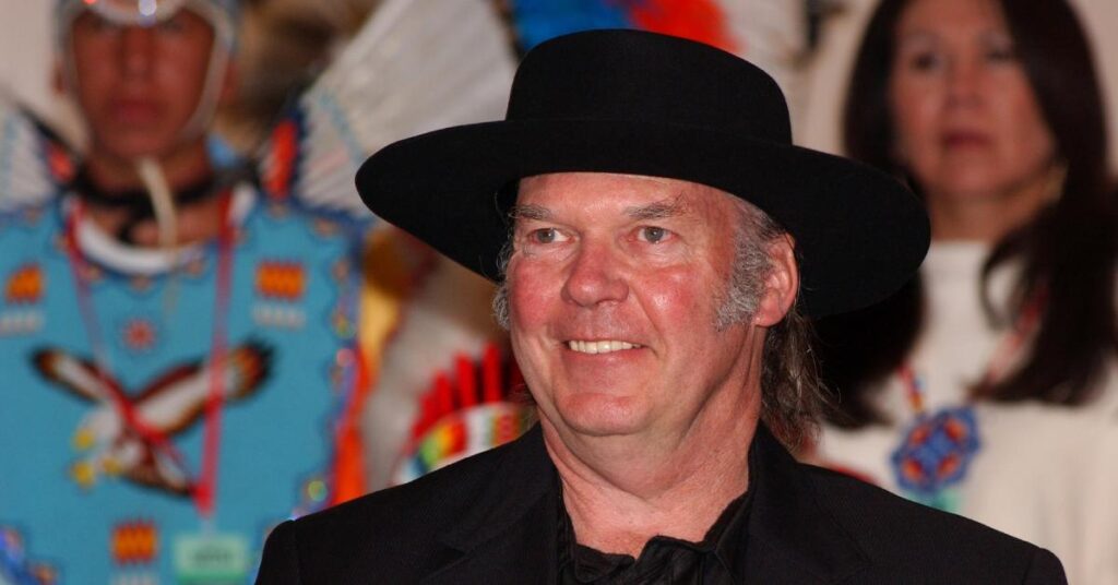 Image of Neil Young is a father to three children.