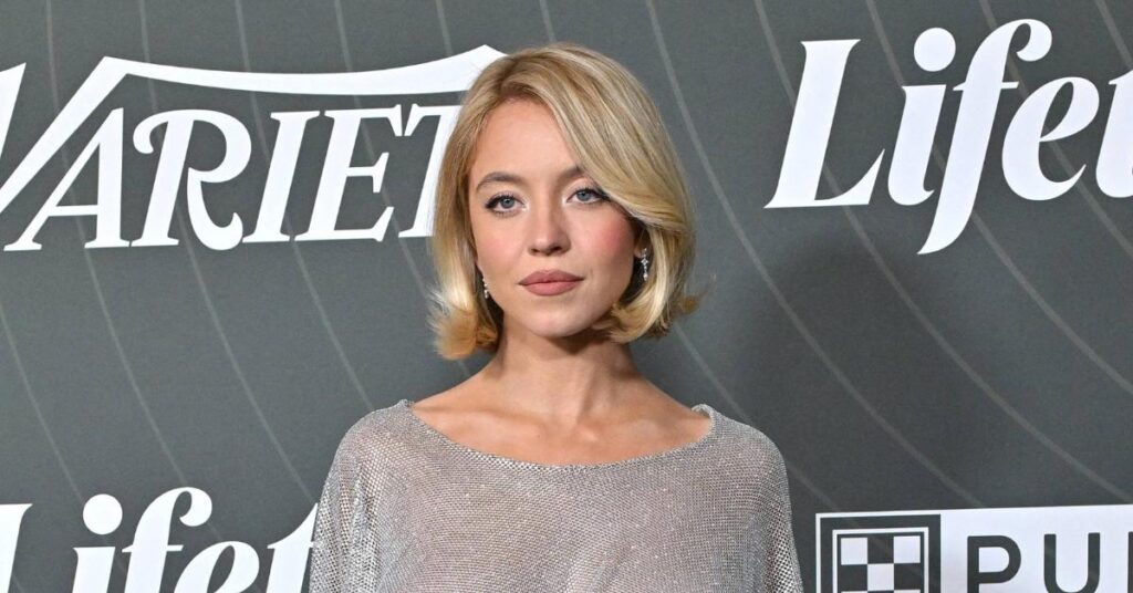 Image of Sydney Sweeney was criticized for her American Eagle jeans campaign.