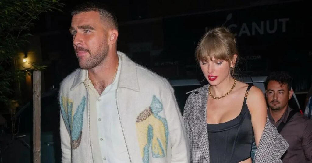 Photo of Some people believe Taylor Swift's tune 'Opalite' was a diss toward Kelce and Nicole's old romance.