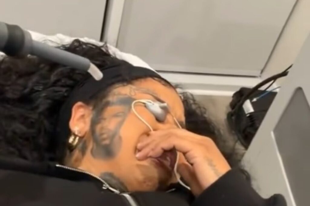 Chrisean Rock Starts Painful Process of Removing Blueface Tattoo