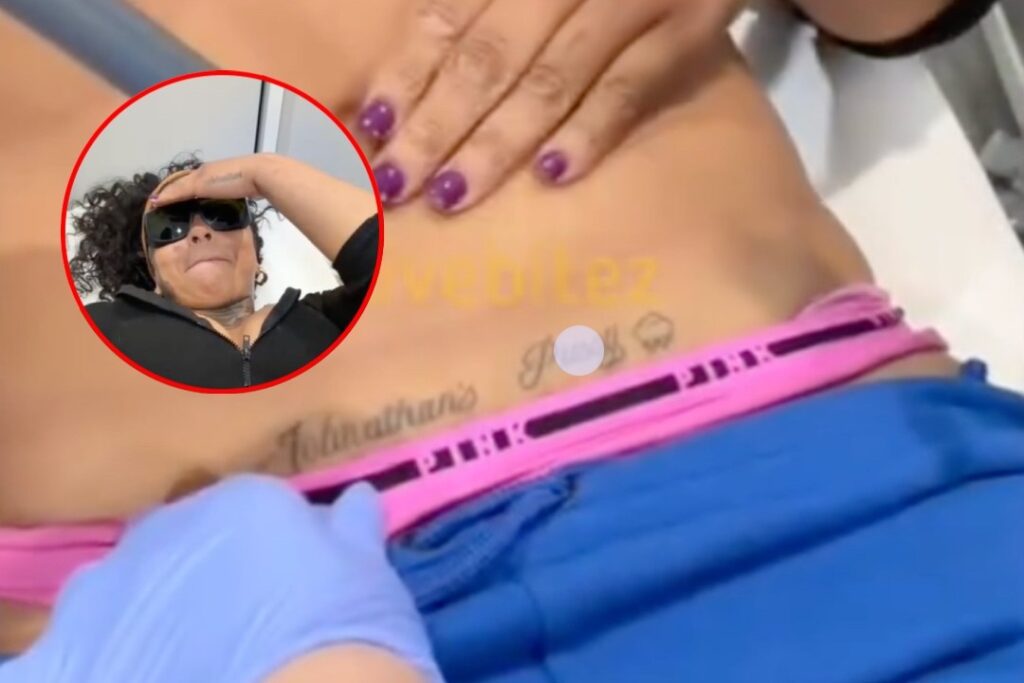 Chrisean Rock Removes Blueface Tattoo, This One’s Explicit