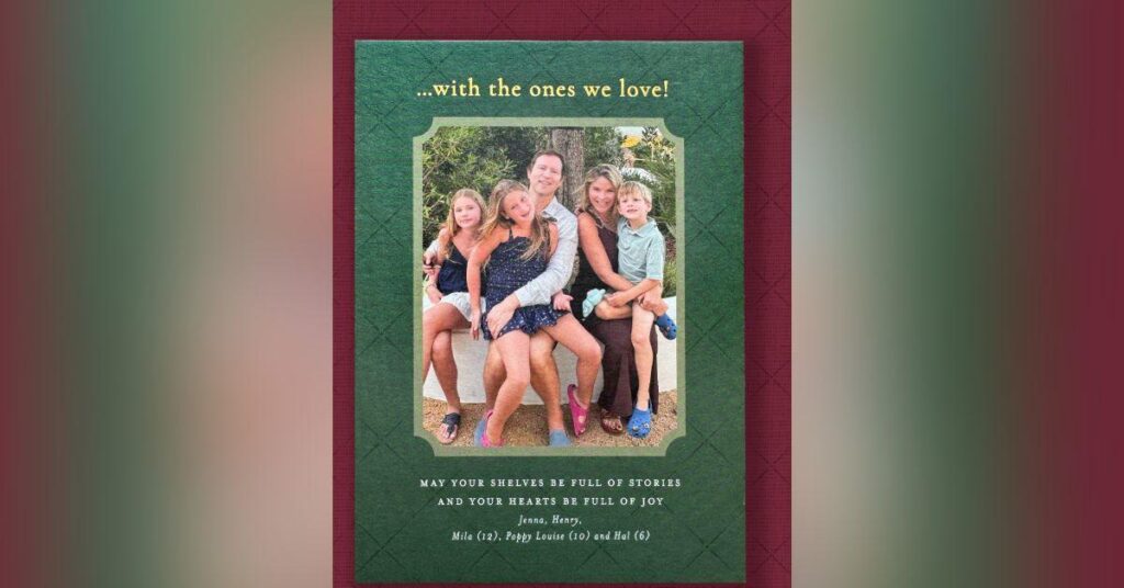 Image of Jenna Bush Hager shared her Christmas card with fans.