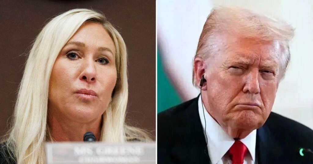 Photo of Marjorie Taylor Greene responded to comments Donald Trump made about Rob and Michele Reiner's deaths.