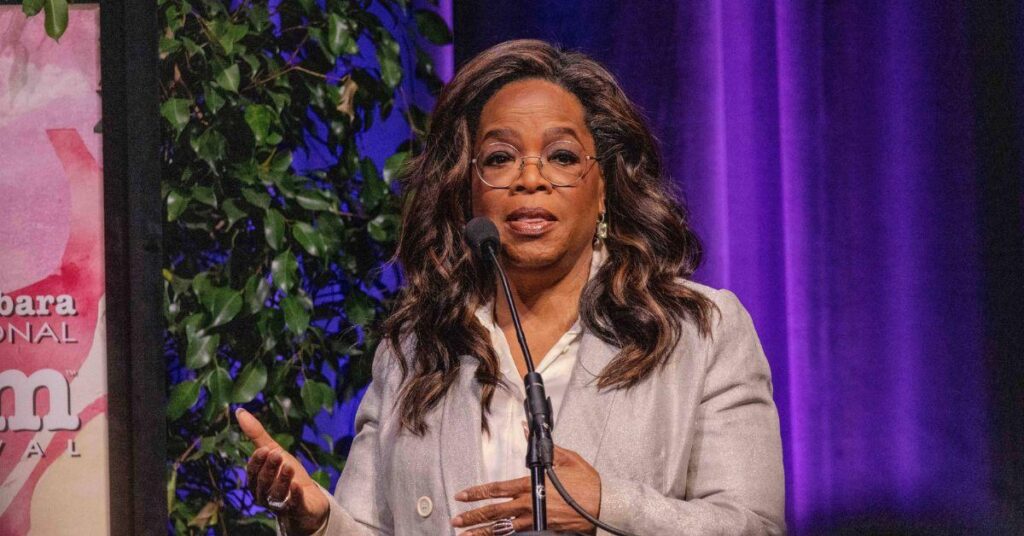 image of The talk show icon has lost of a lot of weight in recent years.