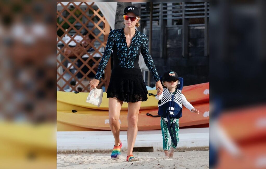 Photo of Paris Hilton and Carter Reum share two children.