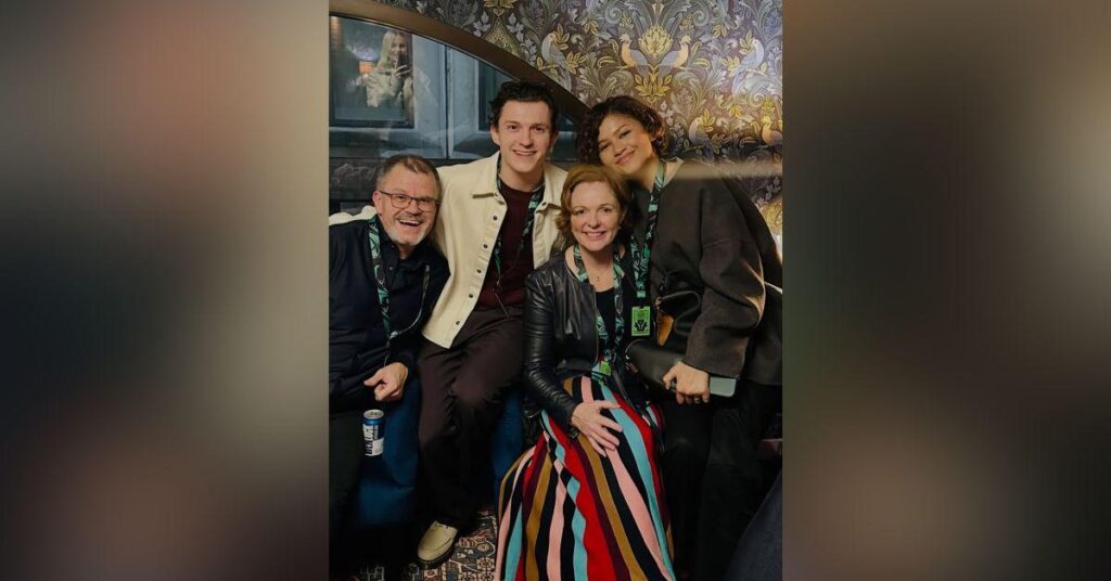 Image of Zendaya and Tom Holland enjoyed a date night in London.