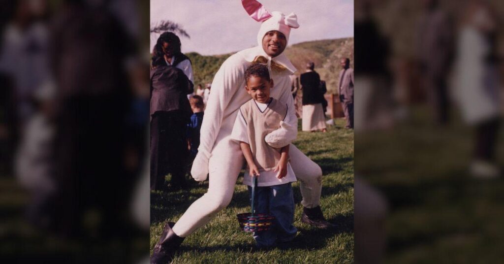 image of Trey Smith considers his father, Will Smith, his best friend.