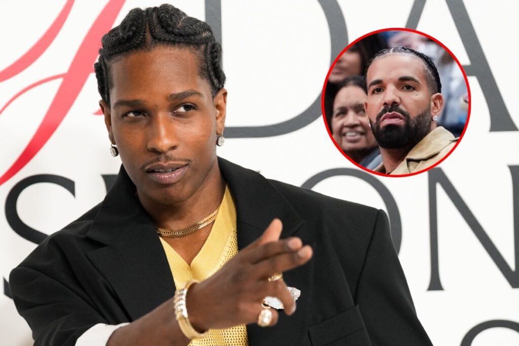 A$AP Rocky Seems to Diss Drake on New Song ‘Stole Ya Flow’