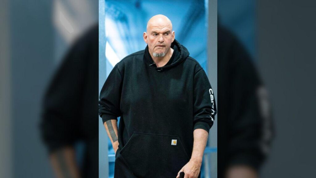 Photo of Senator John Fetterman called for Kristi Noem to be fired.