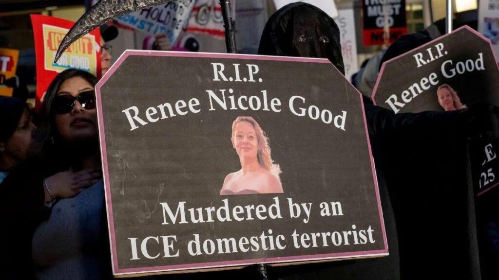 Photo of Kristi Noem called the fatal shootings results of 'domestic terrorism.'