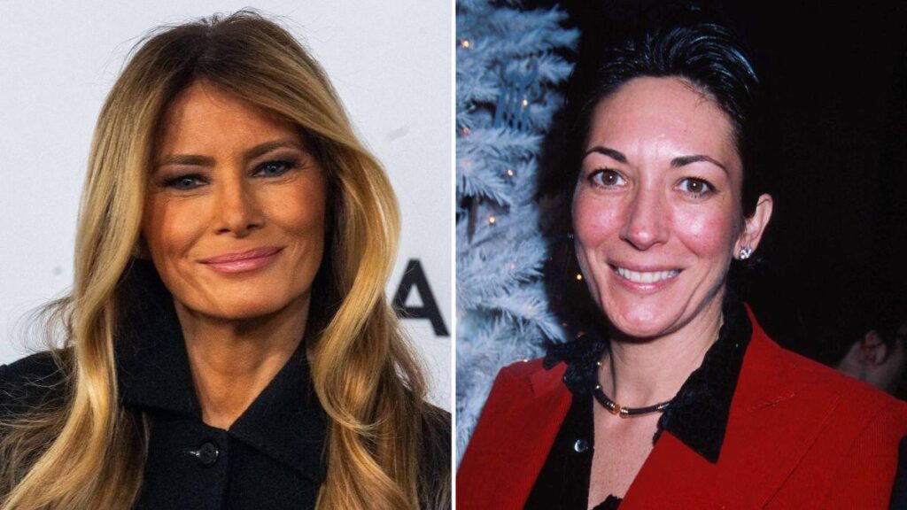 Photo of Melania Trump signed an email to Ghislaine Maxwell 'Love Melania.'