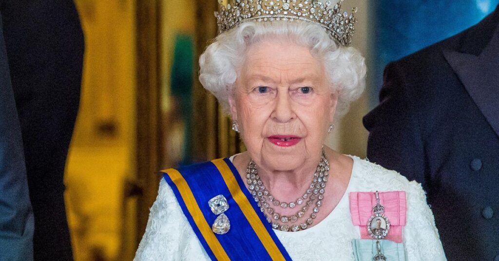 Image of Queen Elizabeth reportedly agreed to help in ex-Prince Andrew's settlement to Virginia Giuffre.