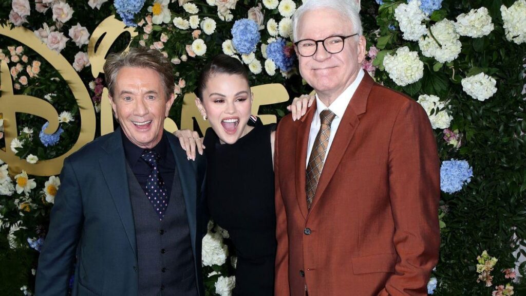image of Selena Gomez Martin short Steve Martin