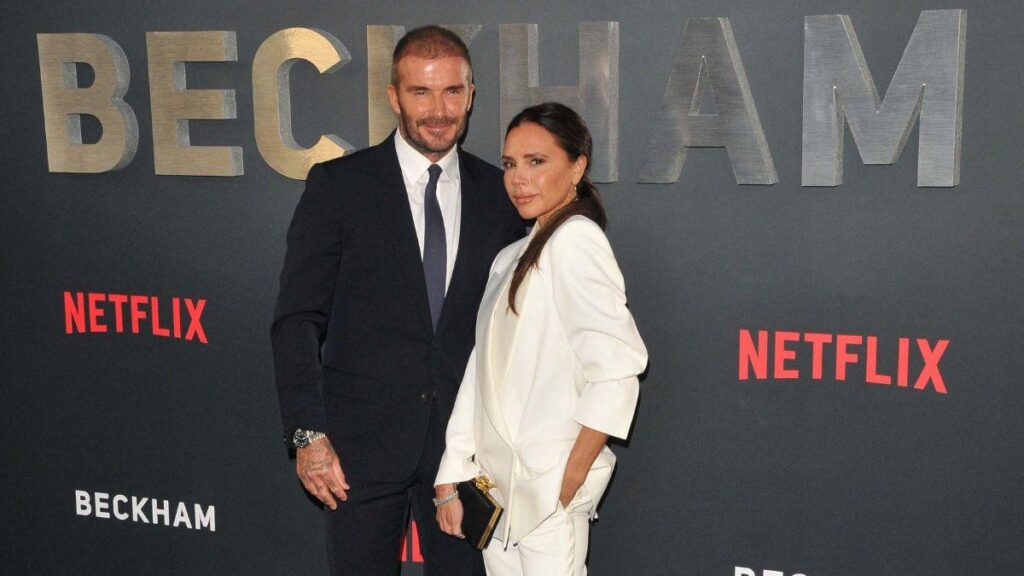 Image of Victoria Beckham reportedly acted 'inappropriately' at son Brooklyn's wedding.