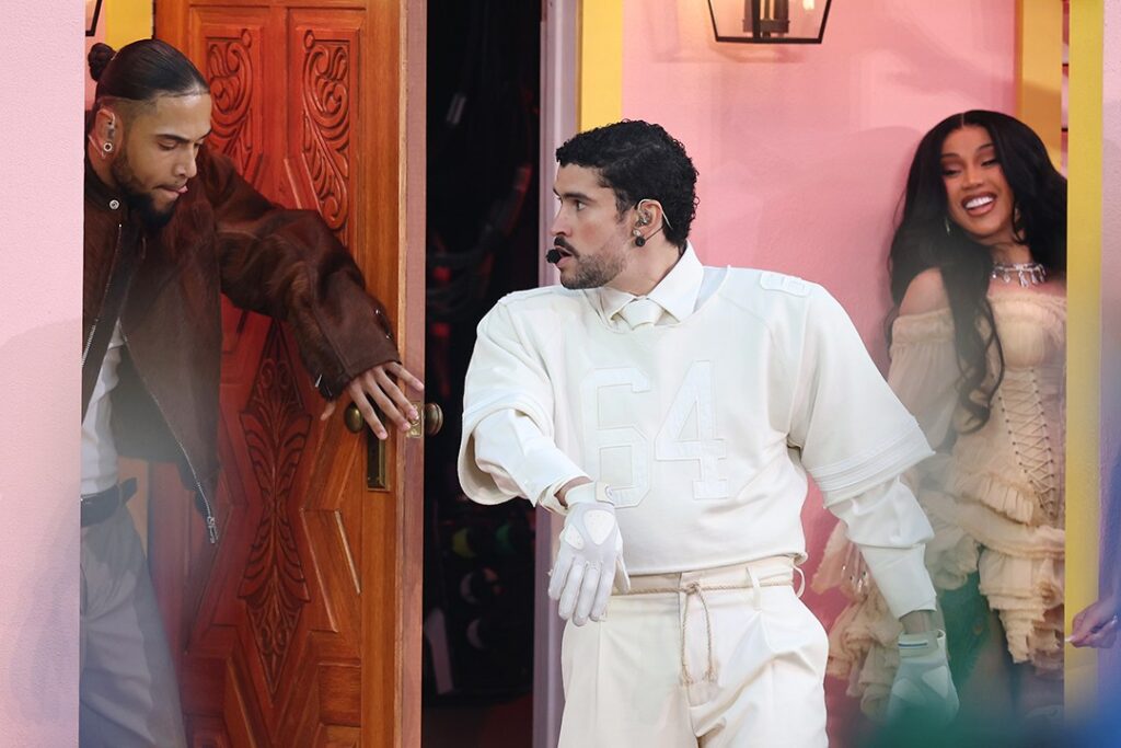 Cardi B Dances in La Casita During Bad Bunny’s Super Bowl Show