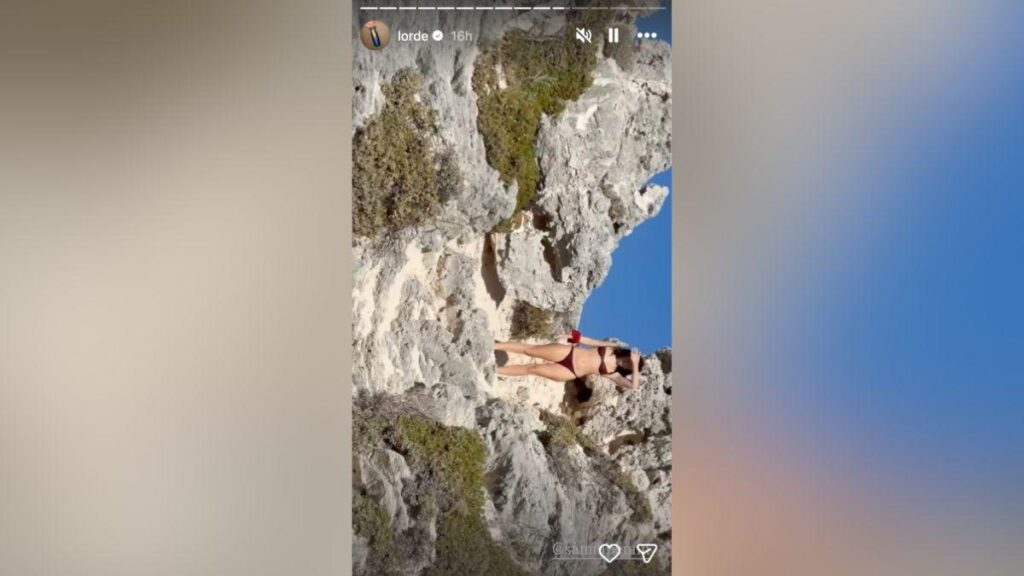 Image of Lorde's 'Virgin' explores difficult subjects.