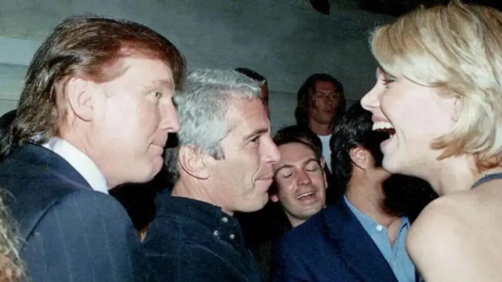image of Donald trump and Jeffrey epstein