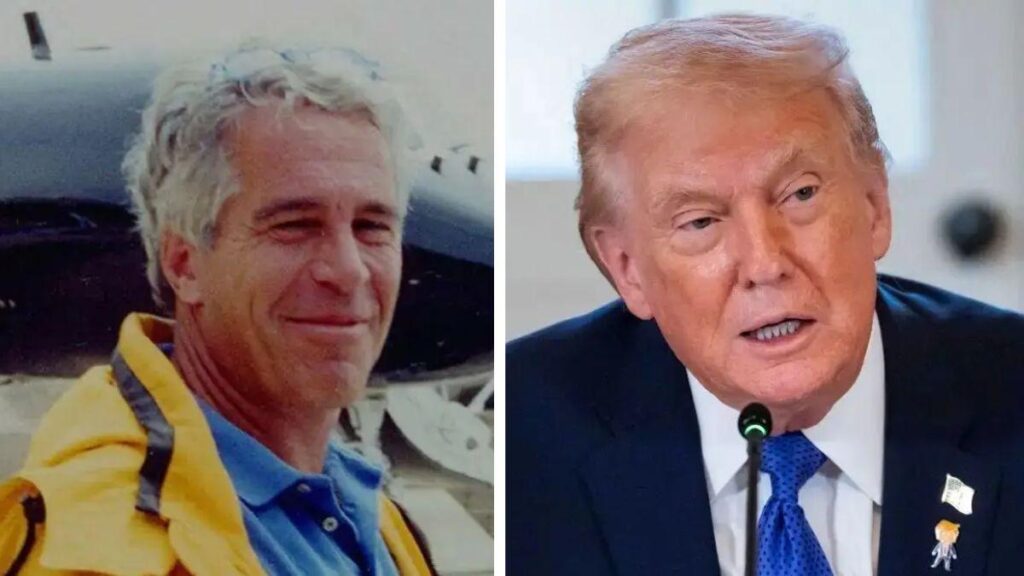 image of 'He likes beautiful women as much as I do, and many of them are on the younger side,' the former real estate mogul said of the late predator.