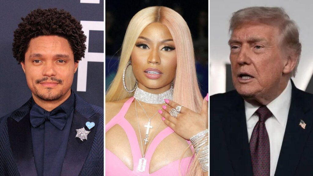 Photo of Trevor Noah took shots at Donald Trump and Nicki Minaj.
